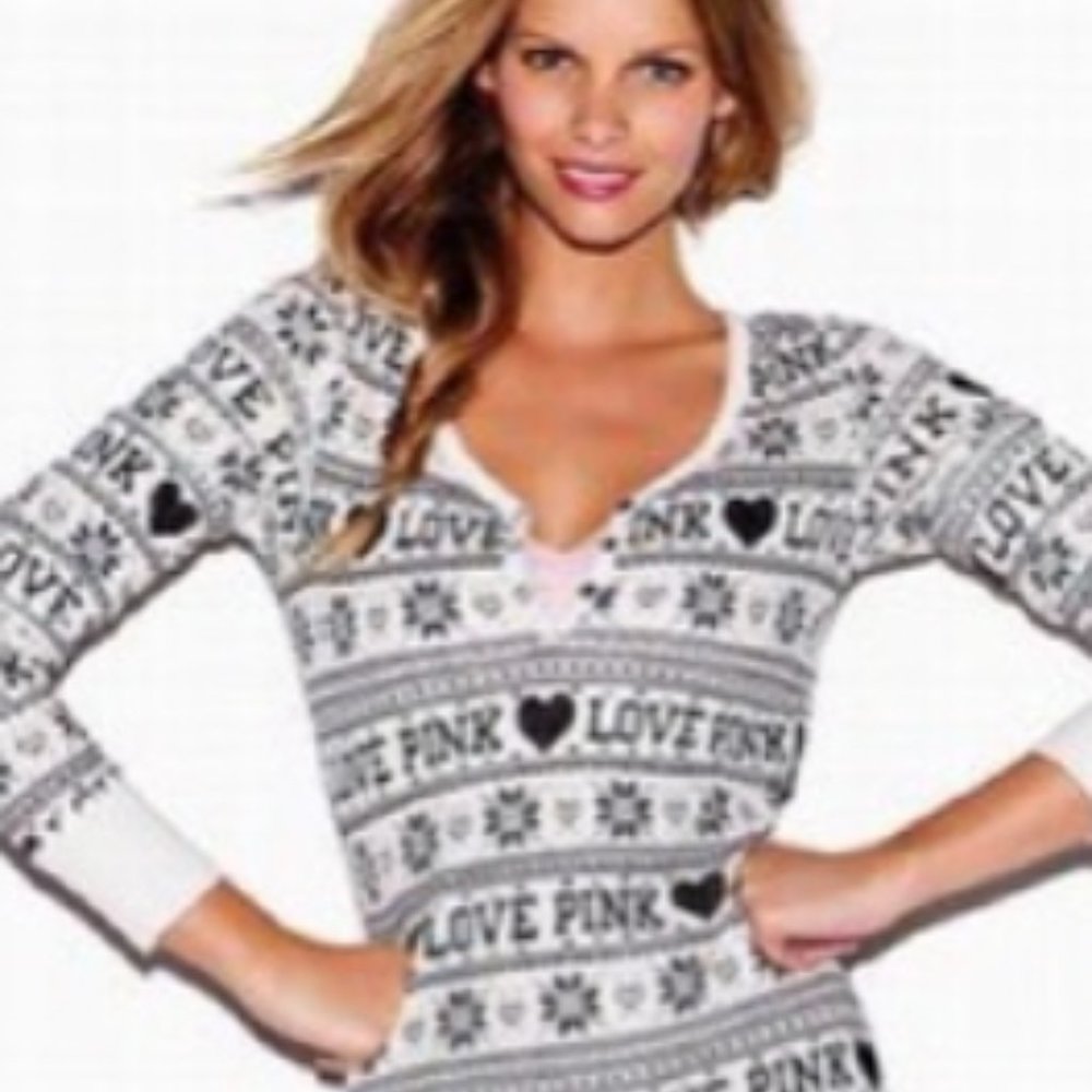 Victoria's Secret PINK Onesie One Piece Pajamas